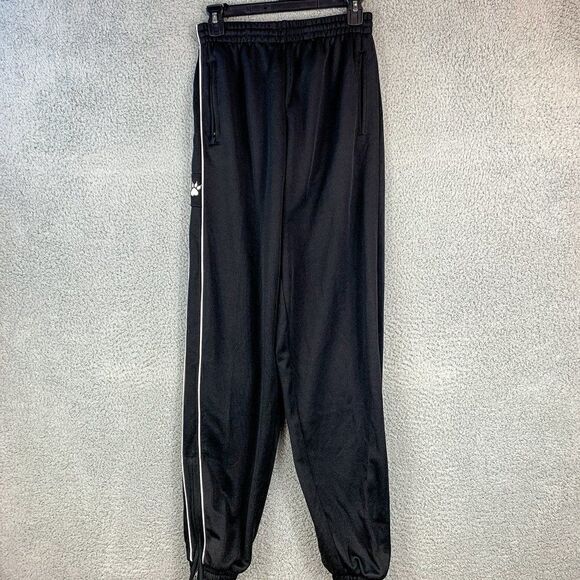Kelme Track Pants Mens Medium Black Ankle Zip Soccer Football Futbol Run 24"x33" - Picture 1 of 16